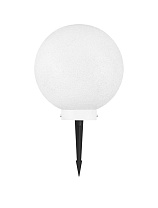 White Fiber Resin LED E14 1x5Watt 100-240Volt IP65 Bulb Excluded D:25 H:25 cm (+19cm spike)