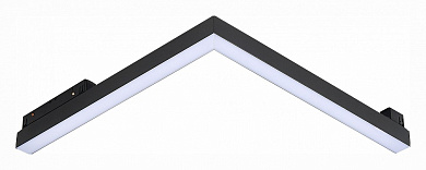 трековый светильник угловой формы для однофазной магнитной системы 48V