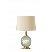 Refraction Lamp Clear with Gold collar Porta Romana