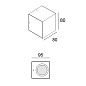 Настенный светильник Cube 1L BEL LIGHTING — фото 2
