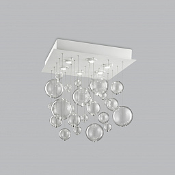 Metal Lux Bolero PL 6L 70 Square современная люстра с шестью лампами белый; прозрачный 254.360.01
