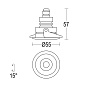 Грунтовый светильник Segno 55 Adjustable Ghidini GH2055 — фото 4