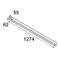 United uncovered 1x 28/54W 1-10V GI накладной потолочный светильник Modular