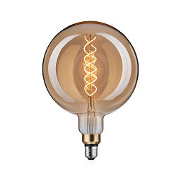 28868 Paulmann LED BigGlobe лампа золотистая с филаментом