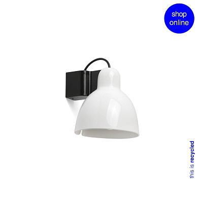 настенный светильник белый глянцевый