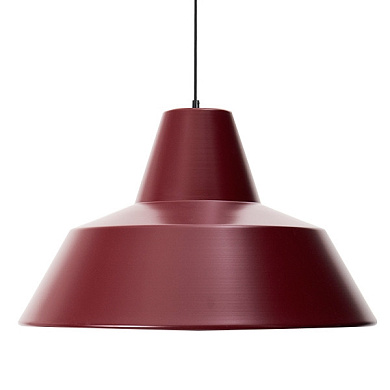 W5 020WR Vrkstedslampe Made By Hand Подвес с широким плафоном цвета красного вина