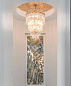 SK5423 Visual Comfort Adele многоярусная каскадная подвесная люстра — фото 5