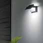 Уличный настенный светильник Swipe AP Ideal Lux 287683, антрацит — фото 3