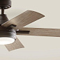 52" Tide 5 Blade LED Outdoor Ceiling Fan Olde Bronze  уличная люстра-вентилятор 310075OZ Kichler — фото 1