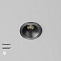 DL043-01-10W4K-RD-B-1 Maytoni Alfa LED Встраиваемый светильник 10W 910лм Черный — фото 2