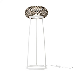 FN311013_25 Foscarini Caboche Plus напольный торшер с серым плафоном и регулировкой яркости