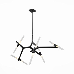 SL947.402.10 ST-Luce Lakonista потолочный светильник с несколькими лучами в черном корпусе