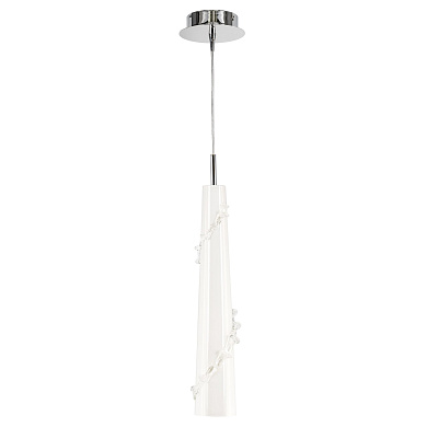 804310 Lightstar Petalo подвесной светильник, 40Вт, белый;хром
