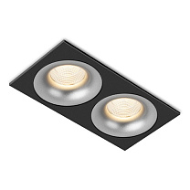 Потолочные светодиодные светильники Led technology CITY X 22.30 W 2FW NO DIM серебристый + черный
