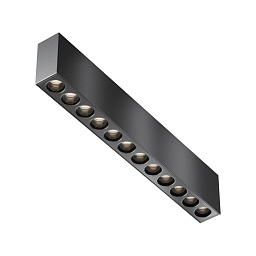 C066CL-20W3-6K-B Maytoni Points потолочный линейный светильник черного цвета