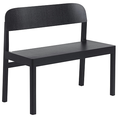 26016 Muuto Workshop Скамейка, черный дуб