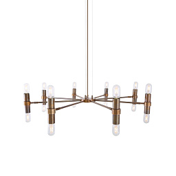 MLF245 Mullan Lighting Kendu потолочная люстра с восемью цилиндрическими плафонами на поворотных держателях