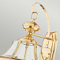 Настенный уличный светильник Newbury Quoizel QZ-NEWBURY2-L-PB лакированная полированная латунь — фото 3