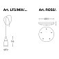 Подвесной светильник Fate Aldo Bernardi, LF5, для розетки ROS5, Lenza или SPR — фото 1