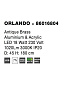 86016804 ORLANDO Novaluce светильник LED 18Вт 1020Lm 3000K IP20