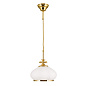 HL 6-1269 gold-Kabel/385 opal-gold Empire Orion подвесной овальный опаловый светильник — фото 3