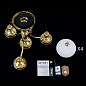 LU 1321/3+1 MS/328 opal matt Wiener Nostalgie Orion трёхрожковая потолочная люстра — фото 7