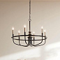 Capitol Hill 22" 6 Light Chandelier Black люстра 52304BK Kichler — фото 3