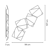 Origami,Wall Terra Dark 2700K,TRIAC