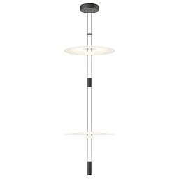 159011/1Z_10 Vibia Flamingo подвесной светильник черный с несколькими круглыми элементами