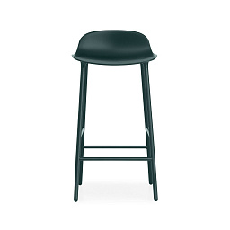 602778 Normann Copenhagen Form Барный стул на стальной основе, 65 см, зеленый