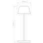 1484001 Nomad Astro lighting настольная лампа текстурированный чёрный — фото 5