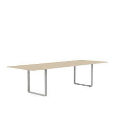 70TAB295A0702 Muuto 7070 обеденный стол шпон дуб серый 108x295 см