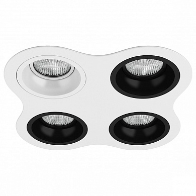 точечный потолочный светильник в белом корпусе