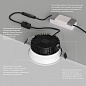 DK2450-WH Denkirs TRIM встраиваемый светильник 12W 800lm 3000-4000-6500K — фото 3