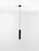 Sandy Black & Gold Aluminium LED MR16/GU10 1x10 Watt 100-240Volt IP20 Bulb Excluded D:6 H:200 cm