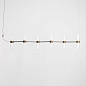 Artemide Zephyr SP linear LED дизайнерский подвес с шестью плафонами — фото 1