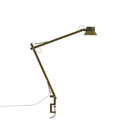 Dedicate Table Lamp настольный светильник Muuto Brown Green w. Clamp - L2 DETBLL2302