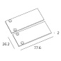 Kit End cap for Track Leds C4 аксессуар — фото 1