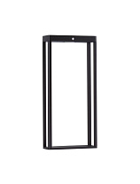 Dark Anthracite Die-Casting Aluminium & Clear Glass LED 2Watt 3.700Volt 108Lm 3000K IP65 Solar Light with Sensor L:23 W:8.6 H:50cm