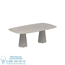 СТОЛ CONIX 220X120 CM НОГИ БЕТОН ЦЕМЕНТ СЕРЫЙ - СТОЛЕШНИЦА СТОЛА CERAMIC CEMENTO LUMINOSO Royal Botania