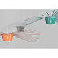 L0020114 VERTIGO Petite Friture Большой подвесной светильник в виде лепестков изумрудный лимитированный — фото 5