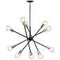 Armstrong 10 Light Chandelier Black люстра 43119BK Kichler — фото 3
