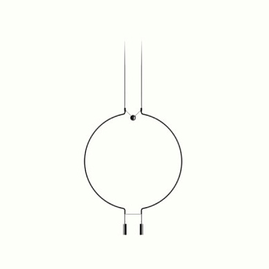 SPLIAIG2NENELED Axolight Liaison L2 SP LED крупная дизайнерская люстра чёрный