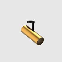 holon 60 directional recessed mounted, deep recessed louvre, brushed gold