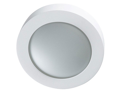 круглый керамический светильник с утопленным рассеивателем