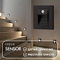 DK1020-BK Denkirs Sensor встраиваемый светильник 1W 70lm 3000K — фото 2
