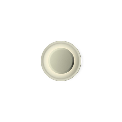 настенный светильник зеленого оттенка с гладким рассеивателем