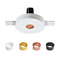 CA030AWHMMW Linea Light Gypsum Coloring R1 12W 198 264V круглый встраиваемый потолочный спот белый — фото 1
