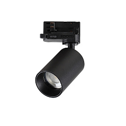 274515 Ideal lux Byte трековый спот черного цвета цилиндрической формы для трёхфазного шинопровода