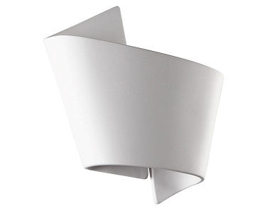 светодиодный настенный светильник с перекрещённым керамическим корпусом